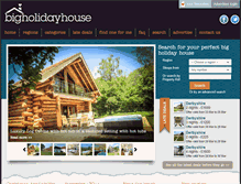 Tablet Screenshot of bigholidayhouse.com
